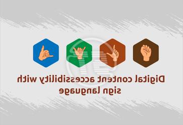 Digital content accessibility with sign language